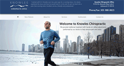 Desktop Screenshot of knowleschiropractic.net